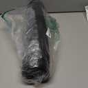 Smiry Front Door Mat Indoor Outdoor Entrance, Heavy Duty Natural Rubber, Trap Dirt and Moisture, Non-Slip Doormats, Low Profile, Easy Clean Patio Porch Entryway Mat, 29.5x17, Black