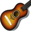 23" Acoustic Guitar, Kids 6 String Toy Guitar - Realistic Steel Strings - Beginner Practice First Musical Instrument for Children, Toddlers (Amber Sunburst), Miniature/Kids Size
