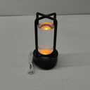 Portable Metal Table Lamp for Indoor/Outdoor ,Rechargeable Cordless LED Lamp, 3-Colour Infinitely Dimming Battery Powered Small Desk Lamp, Restaurant/Bedroom/Bar/Coffee Shop/Camping Light (Black)