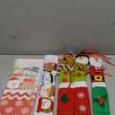 JOYIN 5 Pieces Christmas Kitchen Appliance Handle Covers for Kitchen Refrigerator Microwave Oven Dishwasher Decoration, Xmas Indoor Dcor, Party Favor Supplies.