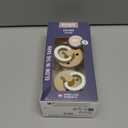 Bibs Colour Pacifier 2-Pack | BPA Free Soother, Round Nipple. Natural Rubber Latex, (Vanilla)