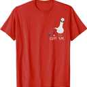 Cuff 'Em Goose Nurse Funny Silly Goose ER Nurse T-Shirt, XL