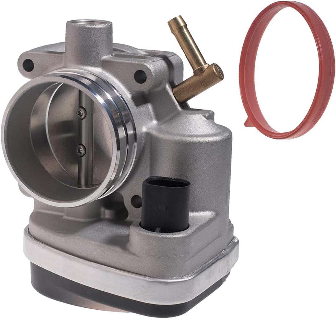 AUQDD S20078 Electronic Fuel Injection Throttle Body Assembly (For 1.6L L4 1600cc SOHC Supercharged Engine) Fit For 2002-2008 Mini Cooper S (Replace # 13541503358 TB1134)