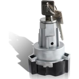 LS105 Ignition Lock Cylinder Starter Switch with Keys Compatible with Chevrolet Compatible with GMC Truck 1967-1979 HPLS105 US84 1116683 1125 LS411