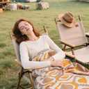 Boho Knit Throw Blanket  51"x67" Cozy & Lightweight (2.09lb) SouthwesternTassel Perfect for Sofa, Camping & WFH Stylish Home Decor, Machine Washable & Gift (Yellow, Kinted)