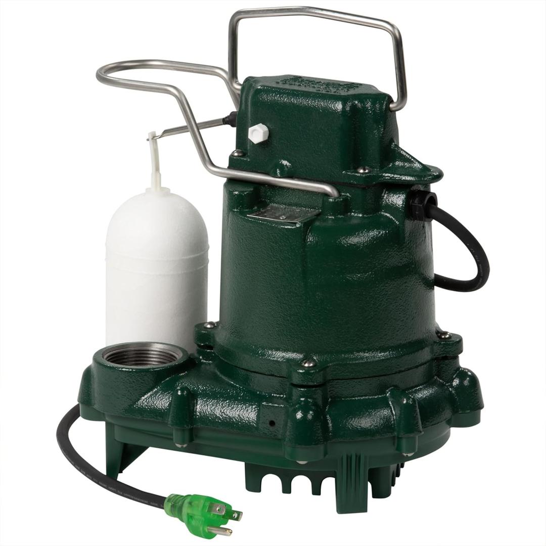 Zoeller M53 Mighty-mate Submersible Sump Pump, 1/3 Hp, 
Product Dimensions	9.96"L x 7.95"W x 10.16"H