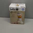bella 10 Speed Countertop Blender, Juicer & Smoothie Maker, Fits-anywhere Kitchenware, Slim Flip & Store Design, Dishwasher Safe 48oz Capacity Pitcher & Lid, Stainless Steel Blade, 450 Watt, Oatmilk (6 Cup)