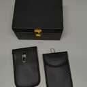 Samfolk Faraday Box with Faraday Bags for Car Keys, Car Key Signal Blocking Box, Keyless Entry Car Key Safe Protector Car Alarm Anti-Theft Shielding Cage (Medium)