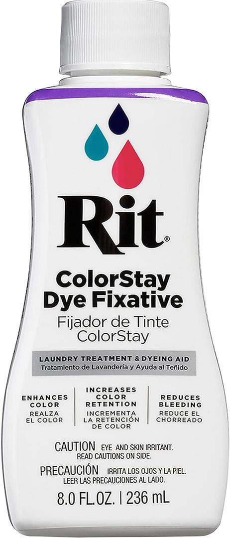 Rit Dye 88720 RIT COLORSTAY, Dye Fixative (8 fl oz), Pack of 3
