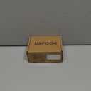 2 Pack Curtain Holdbacks, USFOOK Decorative Window Drapery Tiebacks (2 Pack/1 Pair), Curtain Tie Back Hooks for Wall with Gold Translucent Finials (3.95" L x 3.4" W)