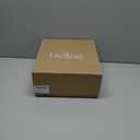 Faux Suede Platform Fuzzy Snow Boots Round Toe Hippy Winter Boots Slip On Knee High Chunky Heel Fur Tall Boots for Women (8, Chestnut Mid)