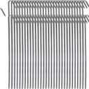 Pinnacle Mercantile 60 Pack Tent Stakes Metal Garden Edging Fence Hooks Pegs Christmas Decoration Stakes Made USA 9 inches Long