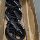 Collapsible Wagon Cart with Wheels Foldable - Folding Utility Heavy Duty Wagons Carts for Grocery Sports Garden Shopping Camping Wheelbarrows (Black, 120L)