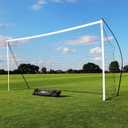 QuickPlay Kickster 16x7 Ultra Portable Soccer Goal for Backyard, U13+ | Sets up in under 2 min, Weatherproof & durable, Packs into carry bag, Family & yard games, Builds soccer skills