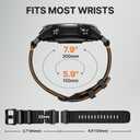 Bandletic Compatible with Garmin Fenix 8 47mm 7 6 Watch Band - 22mm Quick Fit Rugged Nylon Replacement Band for Fenix 7 6 Pro/5 Plus/Instinct 2 3 E 45mm/Forerunner 970 965/Approach S70 S62/Epix Pro