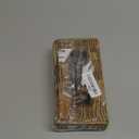 Rebee Vision Modern Farmhouse Key Holder Wall Mount - 8 inch Rustic Key and Mail Holder for Wall with 4 Hooks and Small Floating Shelf - The Perfect Aesthetic Stuff in Your Apartment (Light Brown)