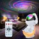 Rossetta Astronaut Projector, Space Projector Star for Bedroom, Galaxy Night Light with Timer and Remote, Kids Adults Room Decor Aesthetic, Gifts Christmas, Birthdays, White (HJ-XKD07)