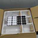 TBWIND 6 Pack Square Glass Storage Containers with Bamboo Lids (24oz/37oz/51oz)  Clear Food Airtight Canisters Sets for The Kitchen, Glass Jars for Coffee Beans, Coffee, Flour, Snacks, Spices