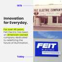 Feit Electric BR30 LED Light Bulb, 65W Equivalent, Dimmable, 650 Lumens, E26 Standard Base, 2700K Soft White, 90 CRI, Recessed Can Light Bulbs, 12-Year Lifetime, BR30DM927CA10K/MP/12, 12 Pack