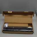 Zeerobee Curtain Rods for Windows 66 to 120, 1 Inch Industrial Wrap Around Black Curtain Rod, Indoor/Outdoor Room Divider Adjustable Drapery Pole, 66"-120"