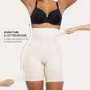 SHAPELLX Shapewear Tummy Control Shorts for Women Seamless High Waisted Body Shaper Thigh Slimming Underwear Girdle (White, XL)