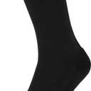 SEALSKINZ Unisex Suffield Merino Liner Wool Sock (Large, Black)