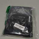 RYB HOME 100% Blackout Door Curtain Lightweight Portable and Easy to Install, Fully Room Darkening Privacy for French Door Kitchen Sidelight Window, W 25 x L 72, Black, 1 Panel