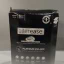 AllerEase Platinum Zip-Off Top Waterproof Mattress Protector Queen Size 360 Degree Zipper Allergen Barrier Temperature Balancing Luxurious Plush Top Separately Machine Washable Mattress Cover (White)