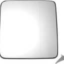 X AUTOHAUX Car Rearview Right Passenger Side Mirror Glass Replacement W/Backing Plate Heated for Jeep Wrangler JK 2018 for Jeep Wrangler 2011-2017