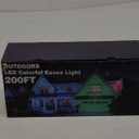 Permanent Outdoor Lights,200FT RGB Eave Light,IP67 Waterproof Lighting for House,Smart LED with App/Remote Control for Outdoor Decor,Garden Decor,Party,Holiday