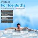 2 x 12 Lbs XXL Ice Molds | Silicon Ice Block Mold for Ice Baths | Cold Plunge Ice Molds | 12 Lb XXL Ice Block Mold | 11" x 7" x 5" Largest Ice Mold 