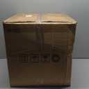 Headlight Assembly Compatible with GMC Sierra 2014-2018 1500 | 2015-2019 2500HD/3500HD Base/Denali/SLE/SLT, Halogen Headlamp Replacement W/O LED DRL, With Bulbs, Chrome Housing Amber Reflector