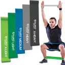 RBX LIVE LIFE ACTIVE LOOPED LATEX RESISTANCE BANDS 4 Pack