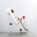 Sumgsn Keyboard Display Stand, Keyboard Storage Stand, Keyboard Holder, White Transparent Acrylic Stand for Two Mechanical Keyboard