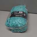 KANGAROO Bathroom Rugs, Chenille Soft Absorbent Bath Rug, Shaggy Shower Mat, Quick Dry Machine Wash Bathmat, Plush Carpet Mats for Tub, Bathtub and Room Home Decor Accessories, 30x20, Turquoise