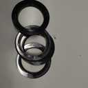 WHEEL CONNECT Hub Centric Rings, 106 to 78.1, Set of 4, ABS Plastic Hubrings, O.D:106 (106.1) - I.D:78.1mm.
