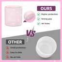 2 x Silicone Boot Compatible with Sinple Midern 24/30/40 oz Tumbler with Handle/Trek Pivot, Protective Anti-Scratch Bottle Bottom Sleeve Cover Compatible with Sinple Midern Tumbler (Bling Lavender Mist)