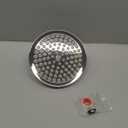 -High Pressure Shower Heads - High Flow Shower Head - 1.8 GPM with Removable Restrictor - California Certified - Universal Replacement - Plumbers Tape Included - (Classic Chrome Finish)