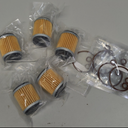 Oil Filter Kit Compatible with Yamaha YFZ450 YFZ450R YFZ450RSE OEM# 5D3-13440-09-00 93210-47675-00 93210-07135-00 5D3-13440-02-00 (Pack of 5)