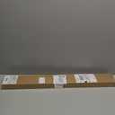 No Drill Cordless Vinyl Mini Blinds,White,30.5" W x 48" H