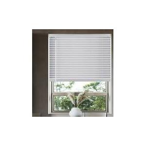 Cordless Light Filtering Window Blinds, Horizontal Vinyl Mini Blinds/Shades, 1" Slats, Easy Install