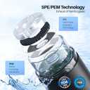 MOVOCA Hydrogen Water Bottle, 3Min 2200PPB Rapid Hydrogen Water Generator -SPE PEM Tech, 15OZ Portable Hydro Water Machine, Health Care Gifts for Husband, Wife, Family, Friends, Travel