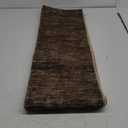 2x6 Runner Rug Washable Kitchen Runner Rug Modern Abstract Runner Mat for Hallway Contemporary Solid Rug Non-Slip Foldable Aesthetic Accent Floor Carpet for Living Room Bedroom, Brown