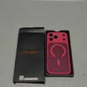 CANSHN Magnetic Compatible with iPhone 17 Pro Max Case, Upgraded [Full Camera Protection] [Compatible with Magsafe] [Translucent Matte] Shockproof Protective Phone Cover 6.9 Inch - Hot Pink