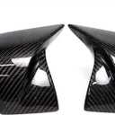 Carbon Fiber Side Case Style Car Rearview Mirror Caps Compatible for BMW Series 1 2 3 4 X F20 F21 F22 F23 F30 F32 F33 F36 X1(2pcs Real Carbon)