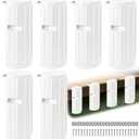 Boat Dock Bumpers Fenders,Boat Dock Bumpers Marine-Grade Straight Edge & Side Dock Fender Guards, Inflatable Vertical Protection, UV-Resistant, Includes Mounting Hardware