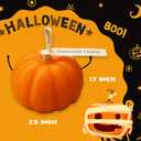 2 x 3pcs Halloween Ghost Candles - Ghost Pumpkin Candles Burning Candles Spooky Ghost Scented Candles Halloween Gifts Box Party Bedroom Room Table Decorations