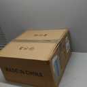 Gold Crystal Fandelier Ceiling Fans with Lights, 20" Gold Flower Chandelier Ceiling Fan with Light Remote Control, Caged Mid-Century with 6 Speeds for Bedroom, Nursery, Living Room (Clear)