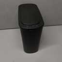 TIPGO Automatic Motion Sensor Bathroom Trash Can with Lid, 2.6 Gallon Touchless Trash Bin, Smart Garbage Can Plastic Slim Wastebasket for Bedroom, Office, Dorm (Black)