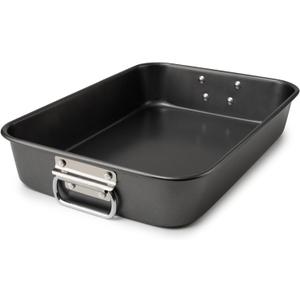 Tiawudi Lasagna Pan with Handles, 15x10x3 Inch Bakeware for Oven, Nonstick Rectangular Roasting Pan, Deep Baking Dish for Cake and Brownie, Heavy Duty (15X11X3")